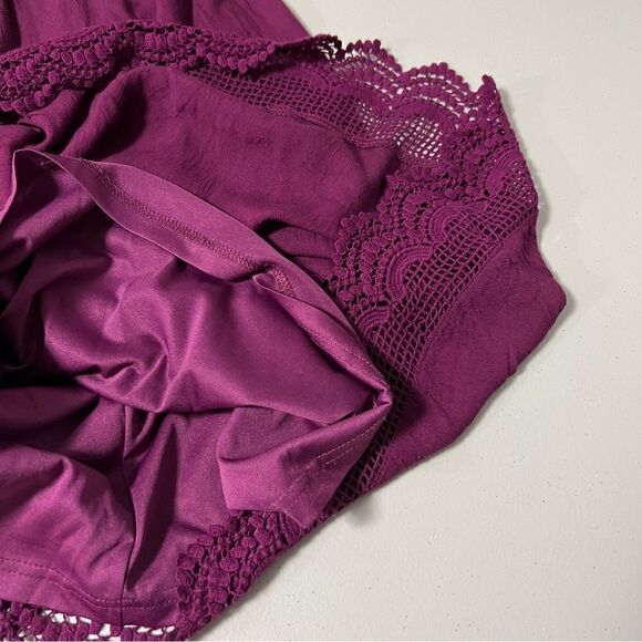 𝅺entro Anthropologie Lace Shift Dress Rayon - Picture 6 of 9